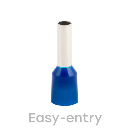 Наконечник штыревой втулочный изолированный НШвИ 2,5-8 (50шт) PROxima EKF