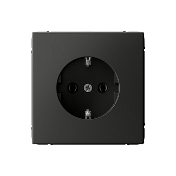 ARTGALLERY РОЗЕТКА с заземлением, 16А, механизм, БАЗАЛЬТ Systeme Electric