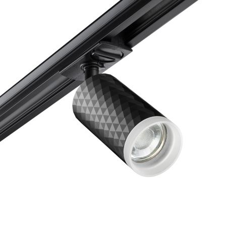 Св-к трековый однофазный двухжильный IP20 GU10 9W 220V BRILL черный NOVOTECH