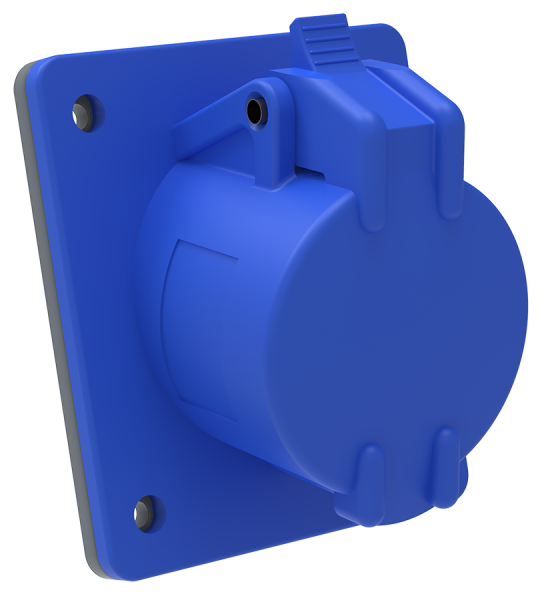 Розетка встраиваемая ССИ-413 16А-6ч/200-250В 2Р+PЕ IP44 MAGNUM IEK