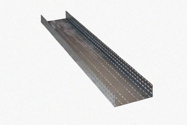 Лоток перфорированный ЛМ 100х100х3000 УХЛ1, горячее цинкование, S1,0