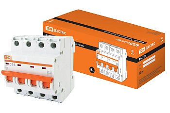 Выключатель автоматический ВА МОД ВА47-29 4П 16А 4,5кА С TDM