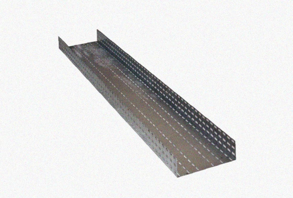 Лоток перфорированный ЛМ 150х150х2000 УТ1,5, горячее цинкование, S1,5
