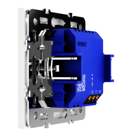 Датчик движения встраиваемый Voltum S70, (белый глянцевый)