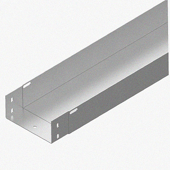 Лоток монтажный цельный глухой ЛМЦГ100х50х2000 УХЛ1, горячее цинкование, S1,5