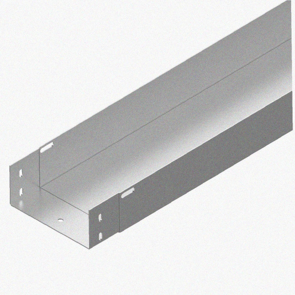 Лоток монтажный цельный глухой ЛМЦГ100х50х2000 УХЛ1, горячее цинкование, S1,5