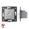 Одноклавишный сенсорный выключатель ZigBee Module, цвет серый (механизм) Livolo
