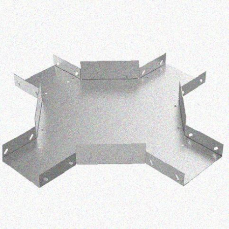 Лоток крестообразный замковый глухой КМЗГ 200х60 УХЛ1, горячее цинкование, S1,5