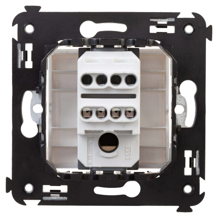 Перекрестный переключатель одноклавишный в стену, "Avanti", "Белое облако" DKC