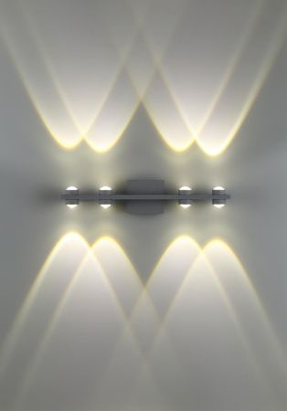 Ландшафтный настенный св-к IP54 LED 4000K 16W 85-265V CALLE темно-серый NOVOTECH