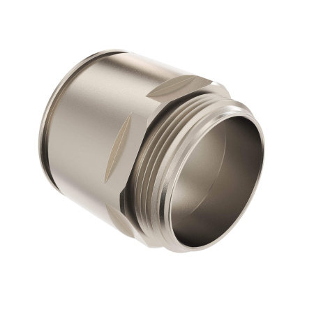 Муфта труба-коробка д.50мм, IP66/IP67, М50х1,5, никелированная латунь DKC