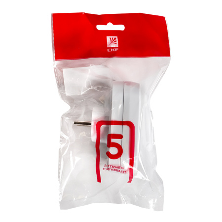 Разветвитель 2 гн, б/з плоский 6А 250B PROxima EKF