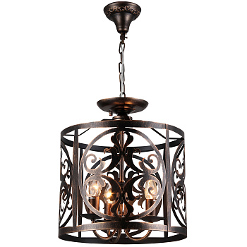 Подвесной светильник 3*E14 60Вт Коричневый IP20 Rustika H899-03-R Maytoni