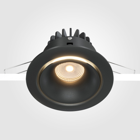 Встраиваемый светильник LED 12Вт Черный IP20 Downlight DL031-L12W3K-D-B Technical Maytoni