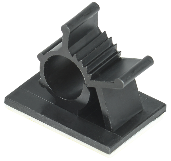 Клипса самоклеящаяся КС-10 черная (24шт) IEK