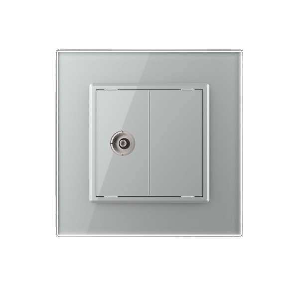 Розетка ТВ Серая Livolo Розетка ТВ Серая Livolo