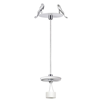 Встраив.св-к без плафона (плафоны арт.370694-370711) IP20 GU10 UNITE белый NOVOTECH