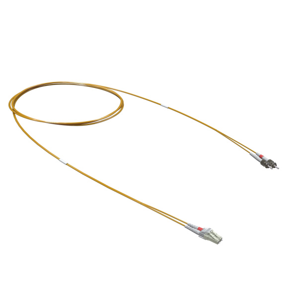 Оптический коммутационный шнур переходной Duplex LC-UPC/ST-UPC, 50/125 OM2, 5 м DKC