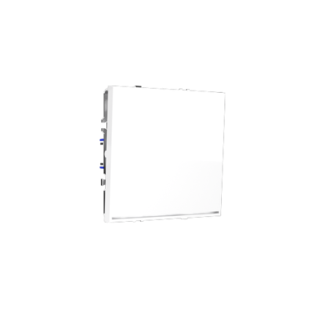 Проходной переключатель встраиваемый Voltum S70 одноклавишный с подсветкой 10А, (белый глянцевый)