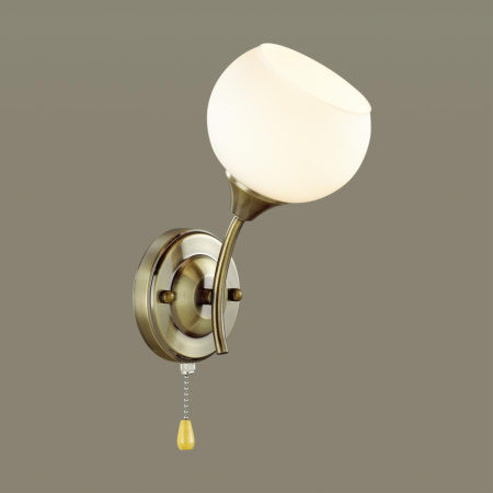 Бра E27 1*60W 220V DANIELLA античная бронза LUMION