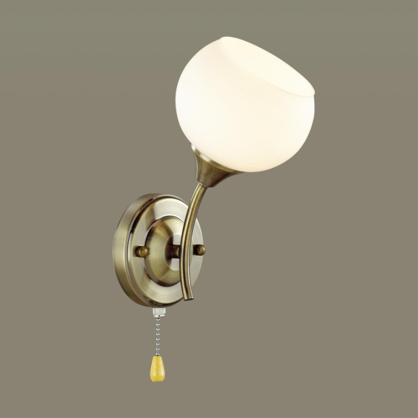 Бра E27 1*60W 220V DANIELLA античная бронза LUMION