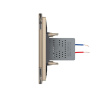 Розетка USB с блоком 5В 2.1А Золотая Livolo