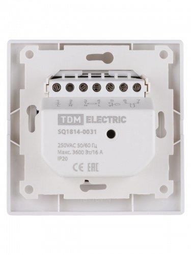 Термостат для теплых полов ТТП 16А 250В с датчиком 3м "Таймыр" белый TDM фото 6
