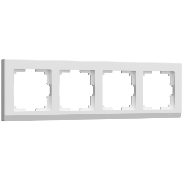 Stark Рамка на 4 поста (белый) Werkel