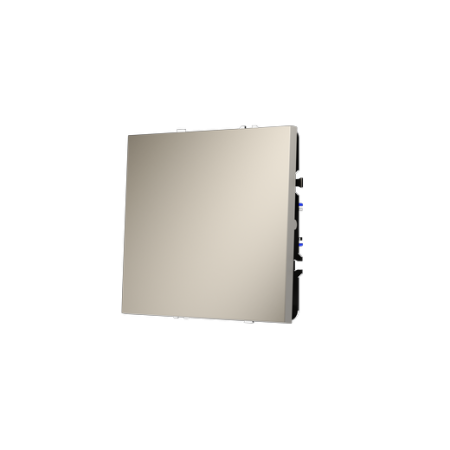 Выключатель встраиваемый Voltum S70 одноклавишный 10А, (кашемир)