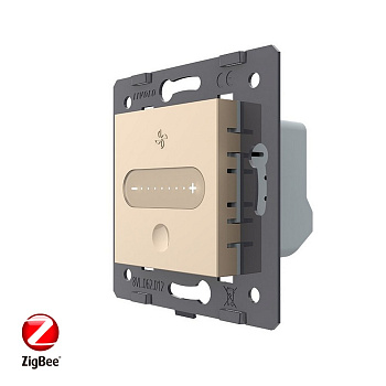 Регулятор вытяжки ZigBee, цвет золотой (механизм) Livolo