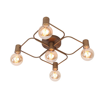 Люстра потолочная Латунь E27 5*40Вт SL413.202.05 ST LUCE