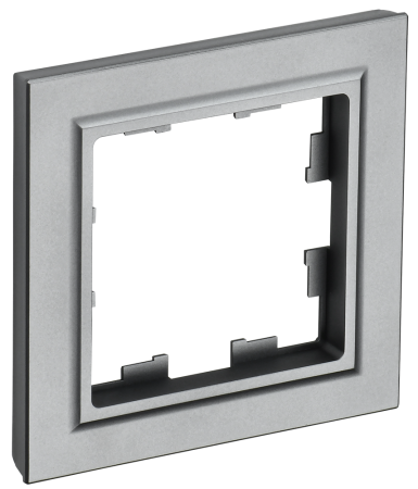 BRITE Рамка 1-местная РУ-1-БрС сталь IEK