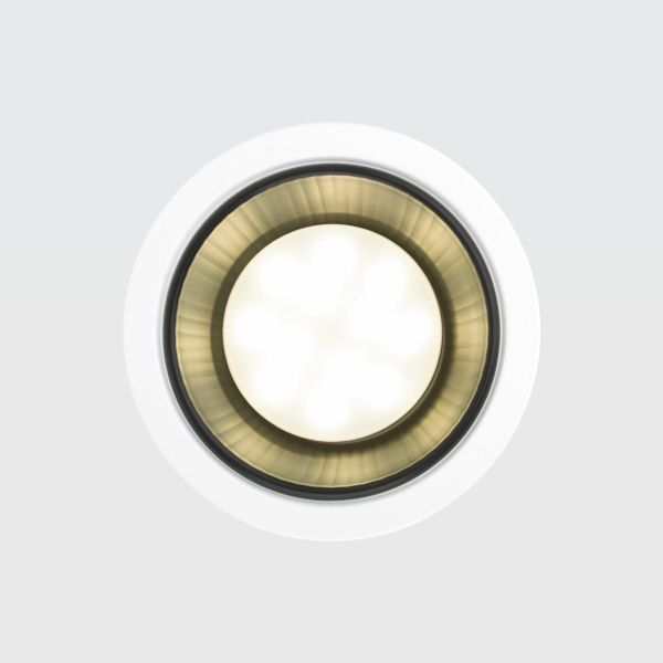 Накладной точечный светильник GX53 белый с черным IP20 (a058608) Elektrostandard