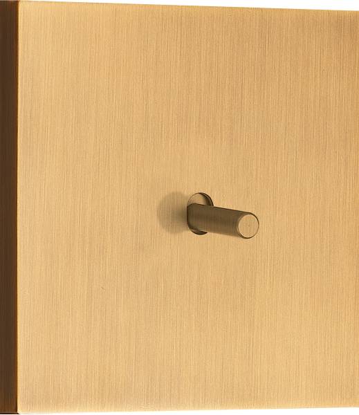 Donel N96 Переключатель перекрестный (с 3-х мест) на 1 тумблер, Цилиндр, 10AX 250V, Латунь, серия DT