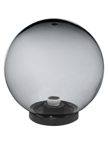 Светильник НТУ 03-100-302 шар d=300 мм IP54 (дымчатый ПММА, основание плоское ПК 145, Е27) TDM