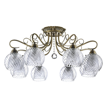 Потолочный светильник 8*E14 40Вт Бронза IP20 Nella FR2662-PL-08-BZ Freya