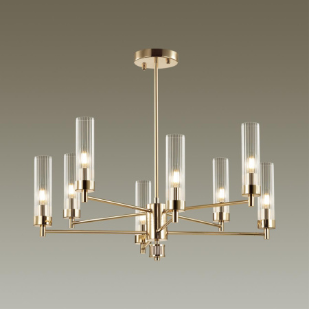 Люстра потолочная E14 8*40W 220V KAMILLA золотой LUMION Люстра потолочная E14 8*40W 220V KAMILLA золотой LUMION