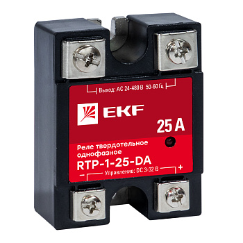 Реле твердотельное однофазное RTP-25-DA PROxima EKF
