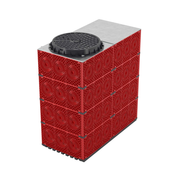 Колодец пластиковый для кабельной канализации с пластиковым люком,1500х750х1500 DKC