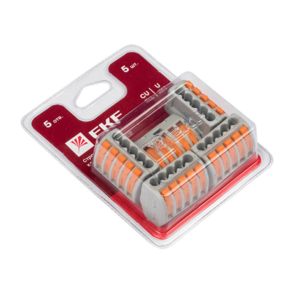 Клемма СМК 222-415 блистер (5шт) EKF