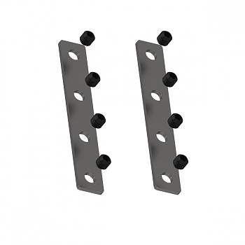 Соединитель прямой внутренний для арт 135129-135130 (2 шт.в комплекте) FLUM черный NOVOTECH