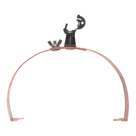 Держатель коньковый регулируемый большой с пластиковым фиксатором 230-350мм Cu PROxima EKF