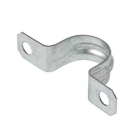 Скоба металлическая двухлапковая d21-22 мм (100 шт) PROxima EKF