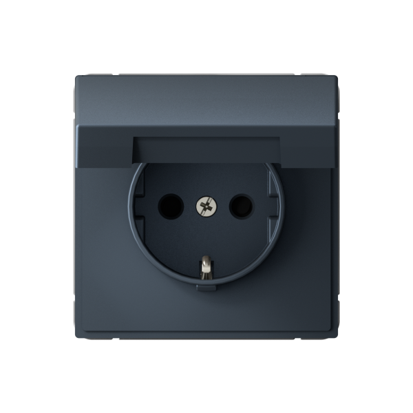 ARTGALLERY РОЗЕТКА с заземл. со шторк. с крышкой, 16А, IP20, механизм, ГРИФЕЛЬ Systeme Electric