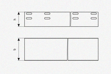 Лоток глухой ЛМГ 75х50х2000 УТ1,5, горячее цинкование, S1,5