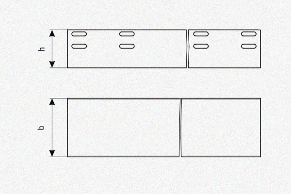 Лоток глухой ЛМГ 50х50х2000 УХЛ1, горячее цинкование S1,5