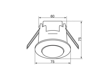 Датчик движения 230V 1200W 6m 360° белый SEN86