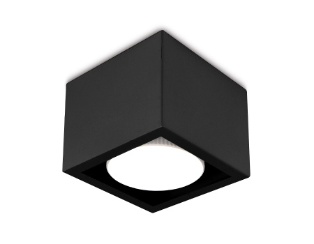 Точечный накладной светильник GX53 TN707 BK черный GX53 100*100*80 Ambrella Light