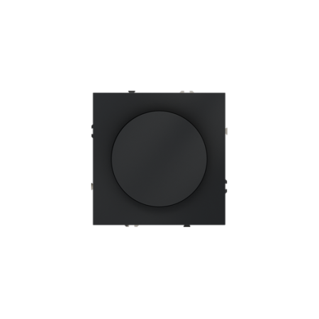 Светорегулятор встраиваемый Voltum S70 поворотно-нажимной 600 Вт, (графит)