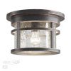 Уличный потолочный св-к IP44 E27 60W 220V VIRTA коричневый/патина ODEON LIGHT